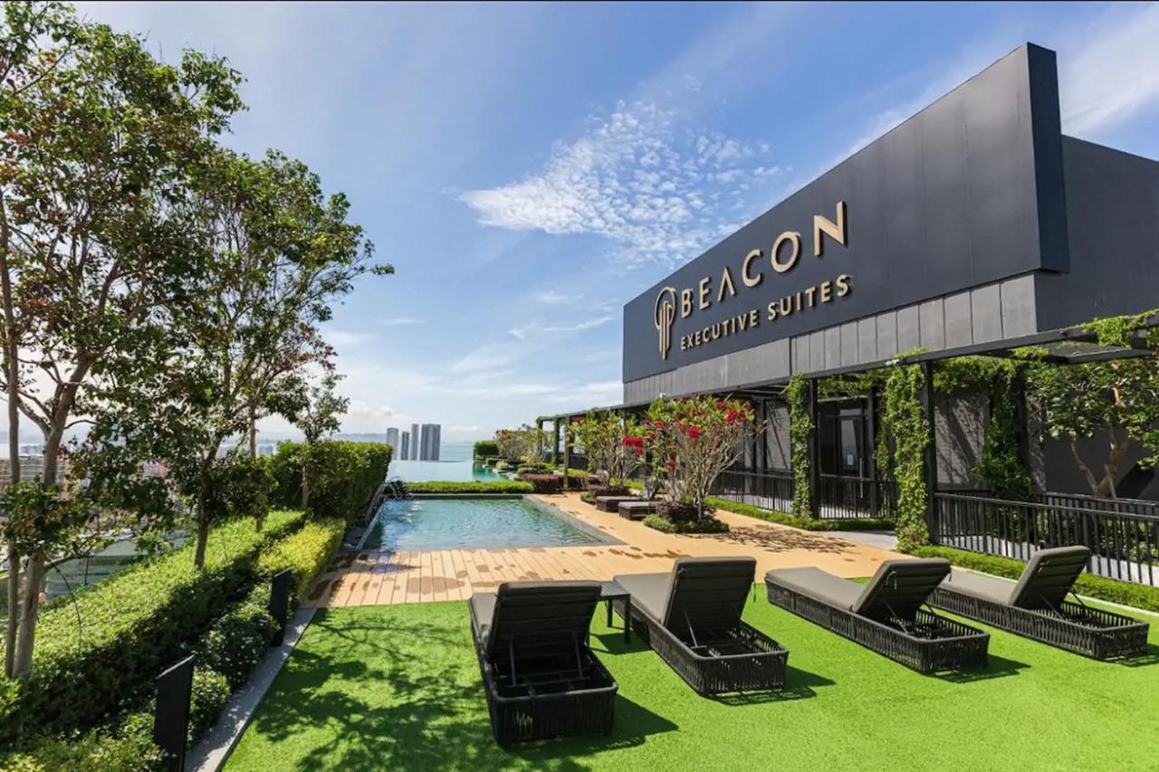 Skypool With Seaview 8Pax Beacon Executive Suites - Georgetown City Centre - 3Km To Komtar George Town Exterior foto